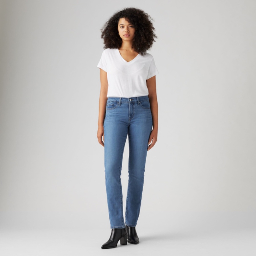 314 Shaping Straight Women's Jeans - Lapis Gem - 28W X 32L